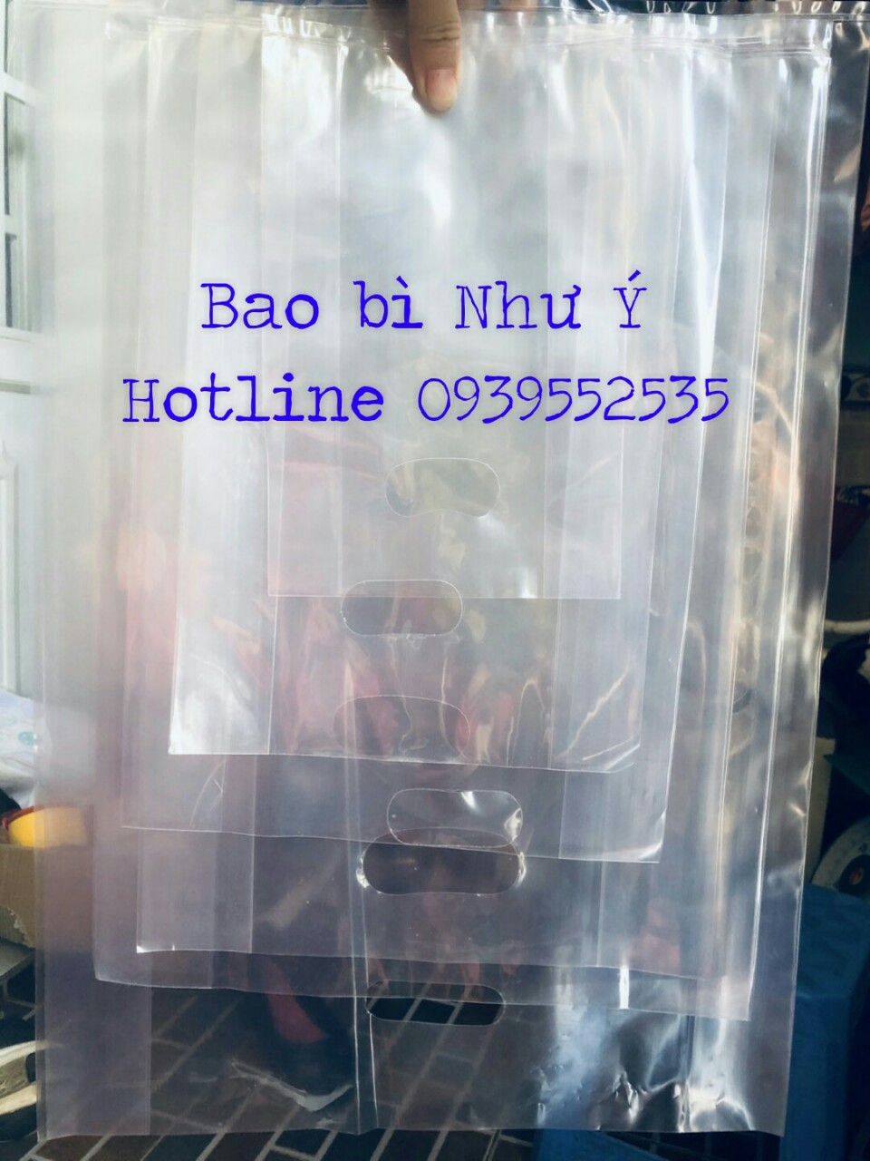 200gr túi nilon trong suốt, túi pp trong