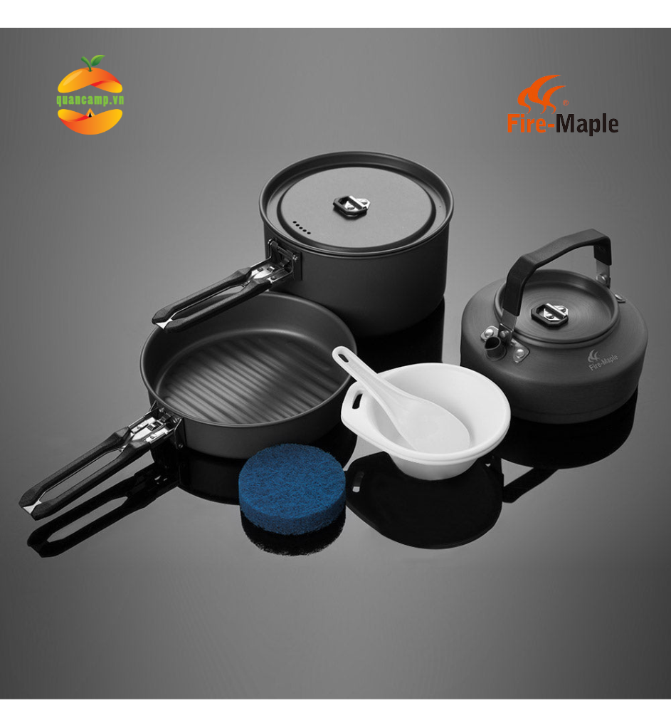 Bộ nồi nấu ăn dã ngoại Fire Maple Feast 2