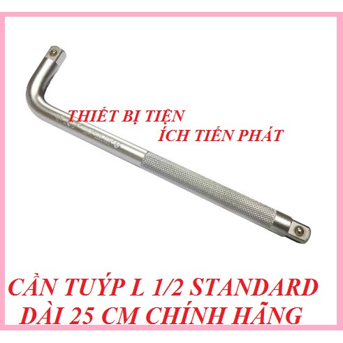 [HCM]Cần Khẩu Cần Tuýp L 1/2 inch STANDARD Dài 25Cm Thép CR-V Cao Cấp Chính Hãng