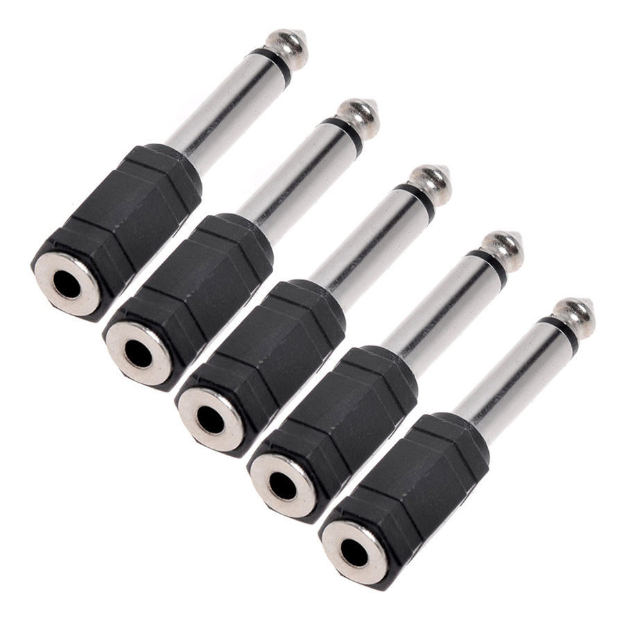Giắc chuyển đổi 3.5mm sang 6.5mm màu đen