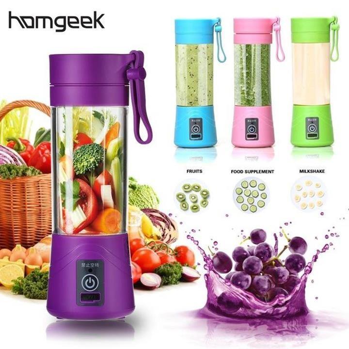 Máy xay sinh tố tích điện cầm tay mini