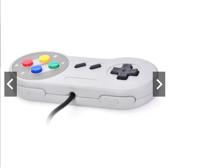 Tay cầm chơi Game 4 nút Nintendo SNES cáp USB cho PC/ Mac