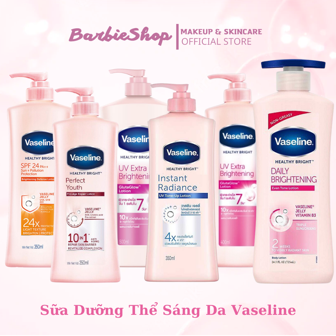 Sữa Dưỡng Thể Sáng Da Vaseline 320ml - 350ml - 500ml - 725ml