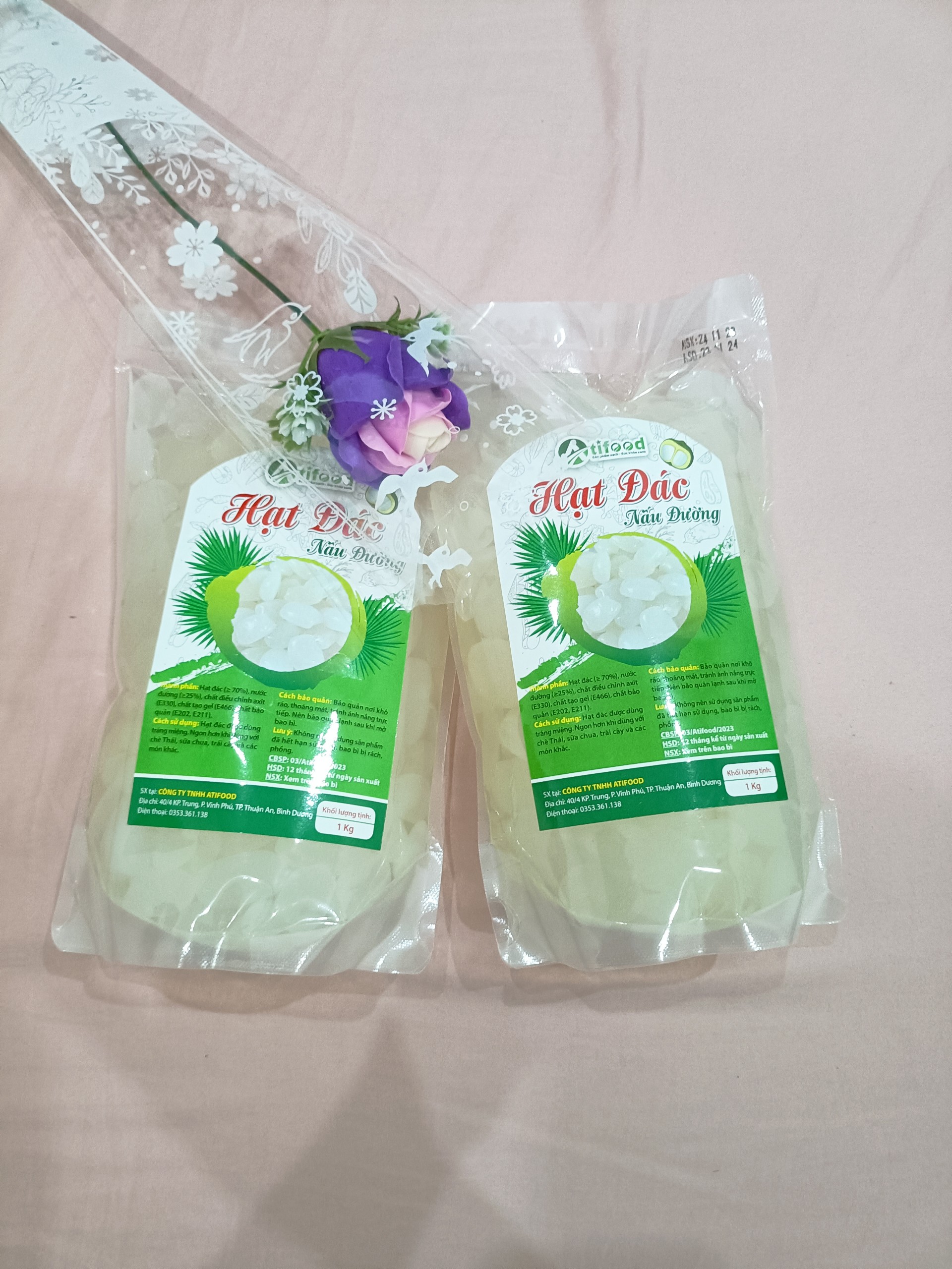 Hạt Đác Nấu Đường Atifood 1kg