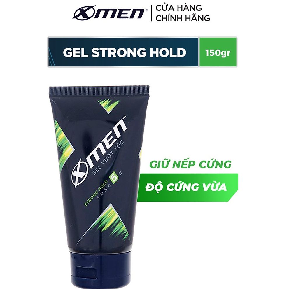 Gel vuốt tóc X-men Super Strong Hold 6/6 150gr - Siêu Cứng Tóc
