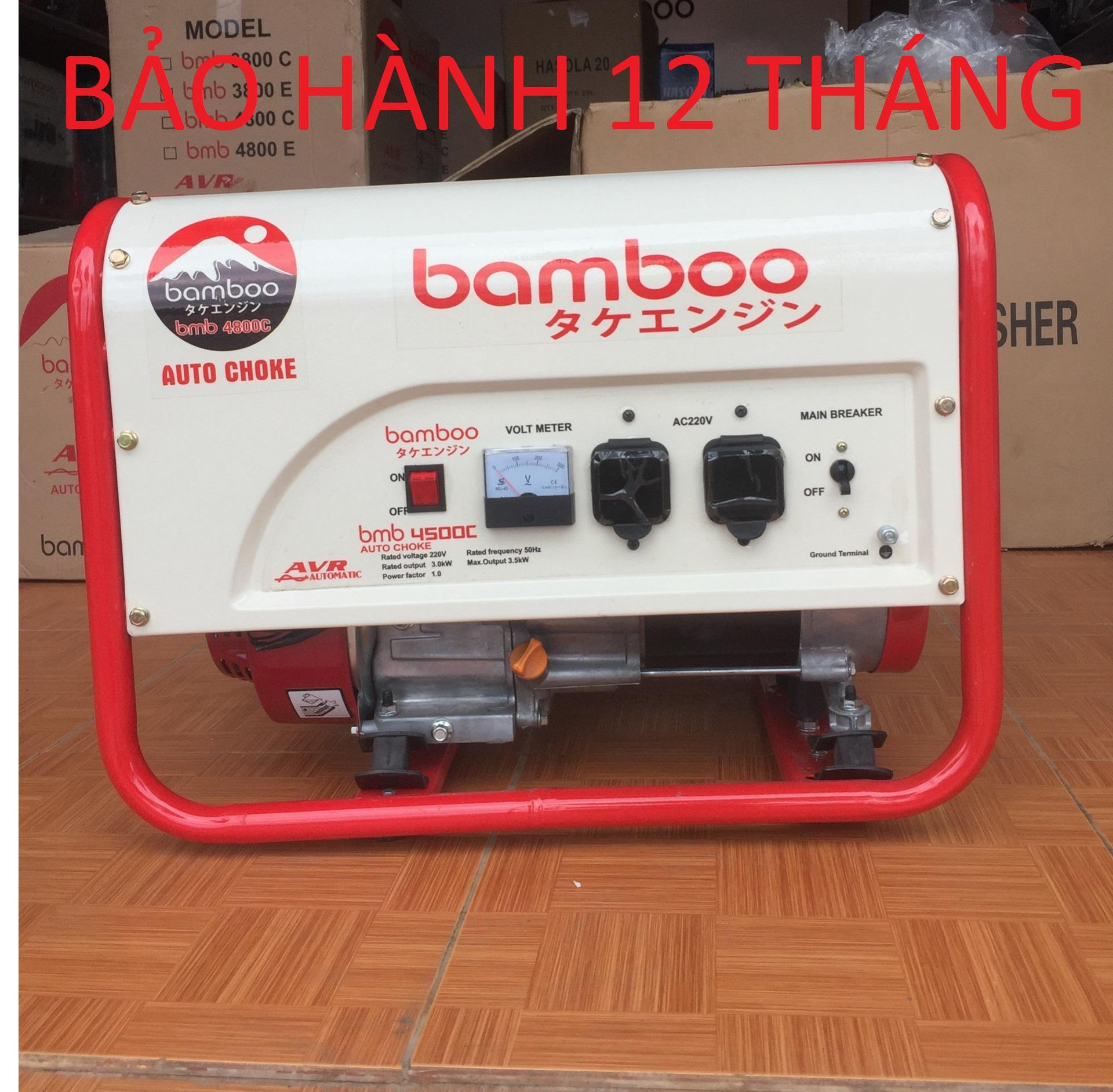 Máy Phát Điện Chạy Xăng Bamboo 3.5Kw BMB 4800C