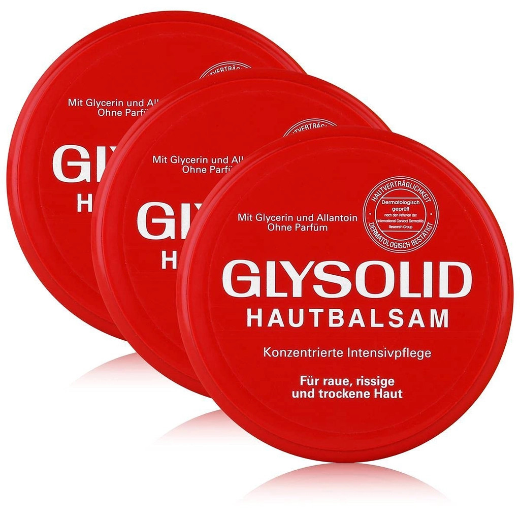 Kem Dưỡng Da Glysolid Hautbalsam Đức - Cấp Ẩm, Trị Nứt Nẻ, Nứt Gót Tay Chân 100ml