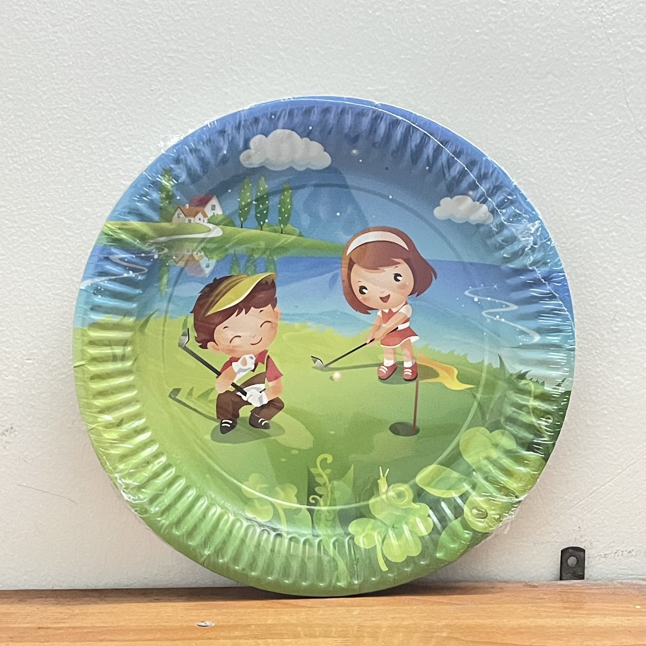 Dĩa Giấy In Hình 23cm -10 Cái