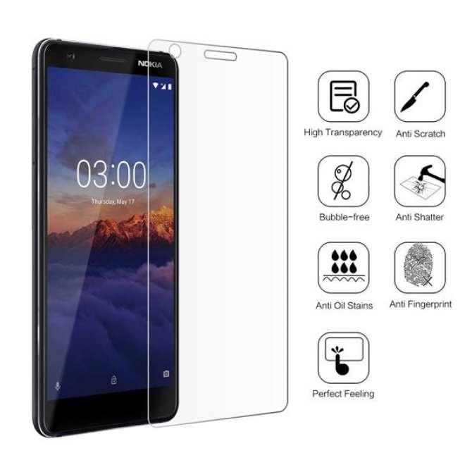 Kính cường lực trong suốt Nokia 3 (2018) / Nokia 3.1 (Kèm miếng lau)