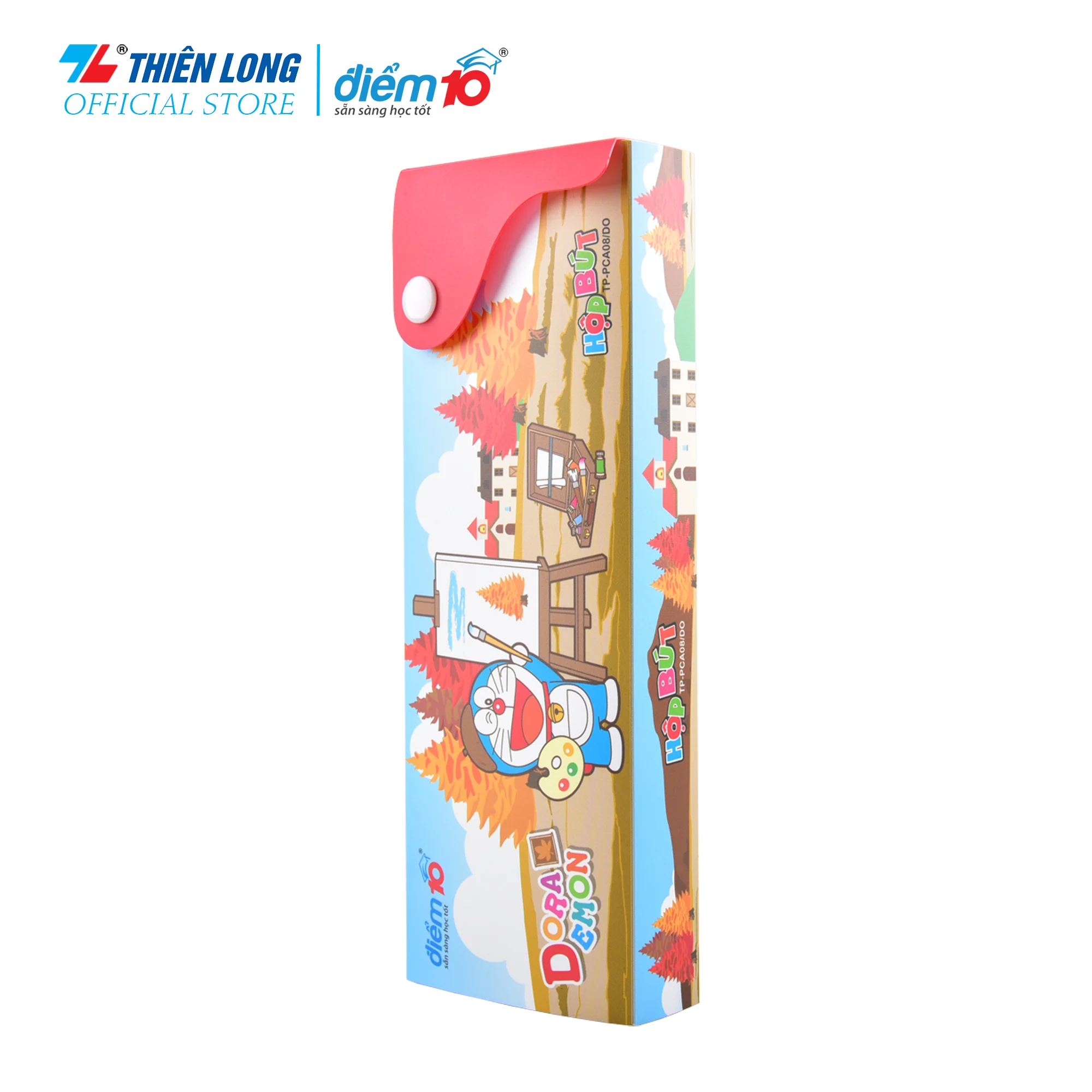 Hộp viết Điểm 10 Doraemon PCA08/DO (Giao màu ngẫu nhiên)