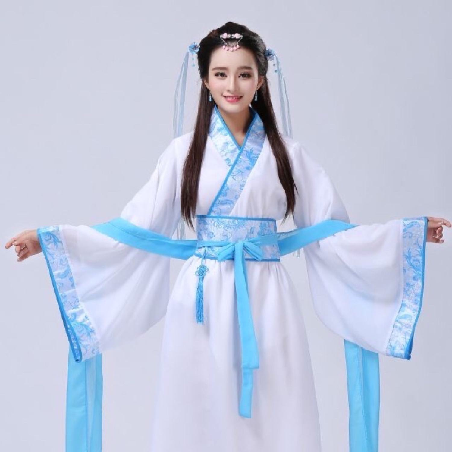 (Sẵn) Trang phục Hán phục/Hằng Nga - bà ba chú cuội