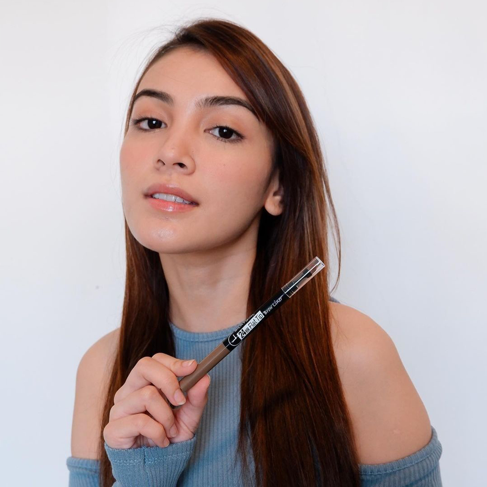Chì kẻ mày SilkyGirl 24hr Flat Tip Brow Liner