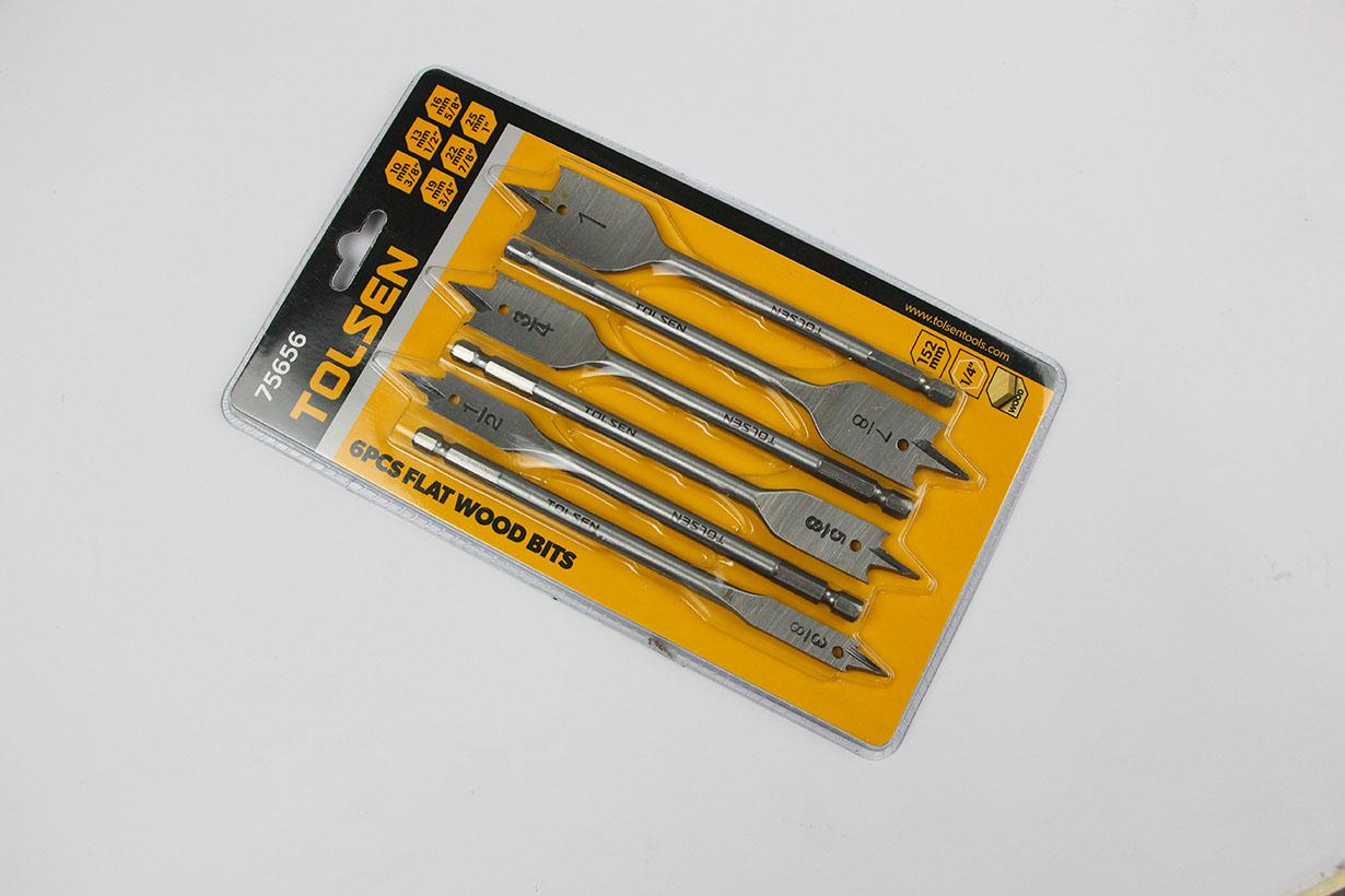 BỘ 6 MŨI KHOAN GỖ TOLSEN 75656
