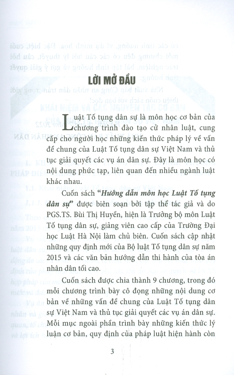 Hướng Dẫn Môn Học Luật Tố Tụng Dân Sự (Sách Chuyên Khảo)