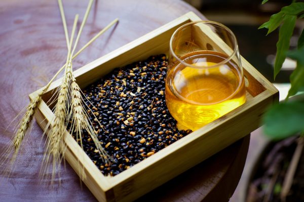 TRÀ MẦM ĐẬU ĐEN RANG