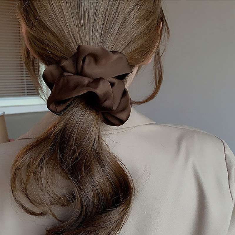 Cột Tóc Vải Dễ Thương - Dây Buộc Tóc Scrunchie Phong Cách Hàn Quốc Đáng Yêu