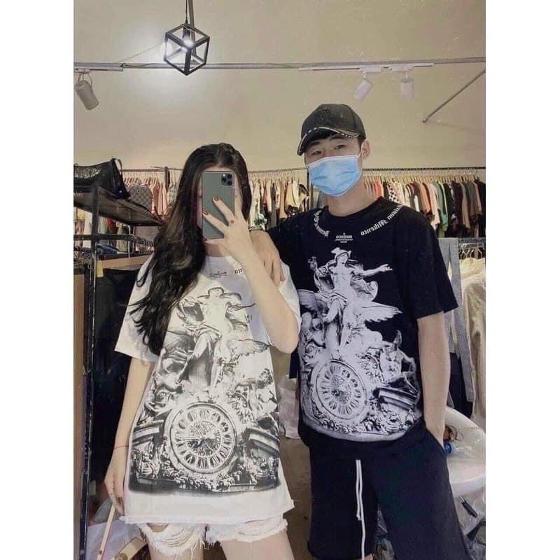 Áo phông unisex MIKENCO in hình cá tính Áo thun form rộng