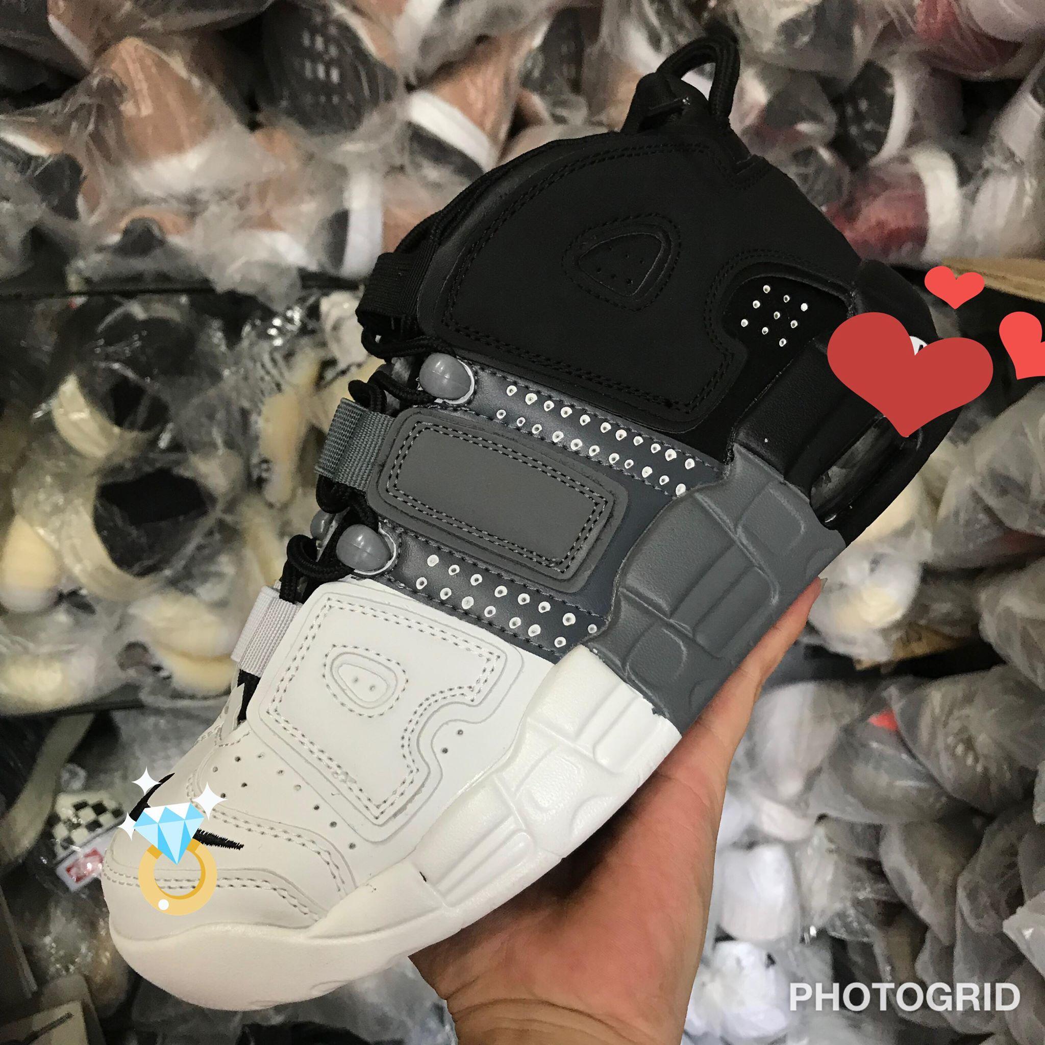giầy thể thao sneaker uptempo 3 mầu nữ 2019