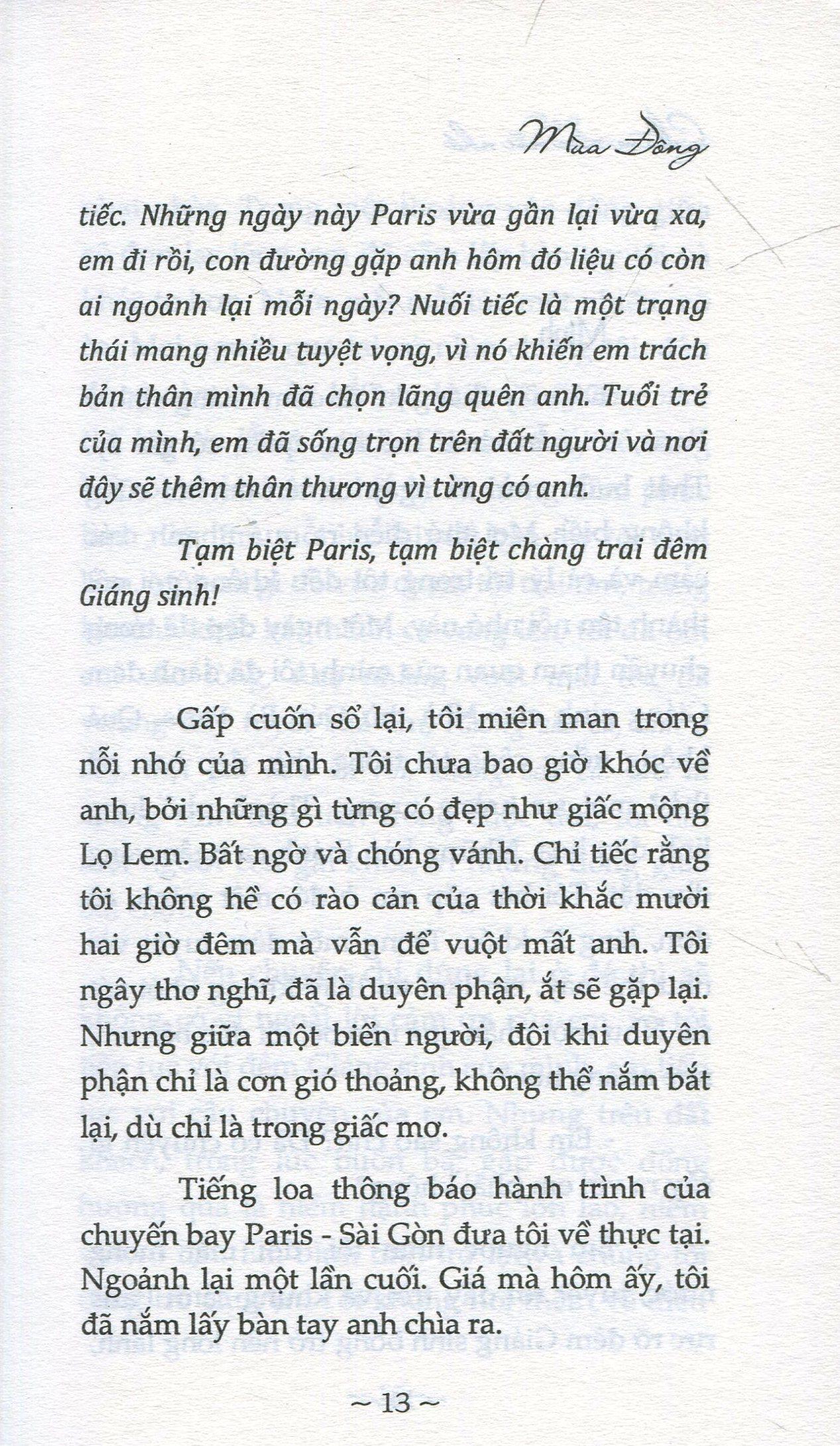 Chạm Vào Nỗi Nhớ - Mùa Đông