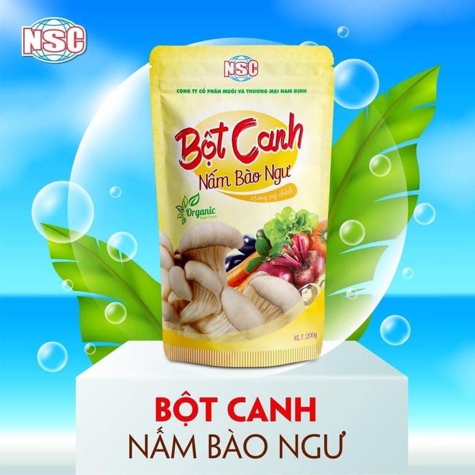 Bột Canh Nấm Bào Ngư Mushroom Seasoning Powder 200g