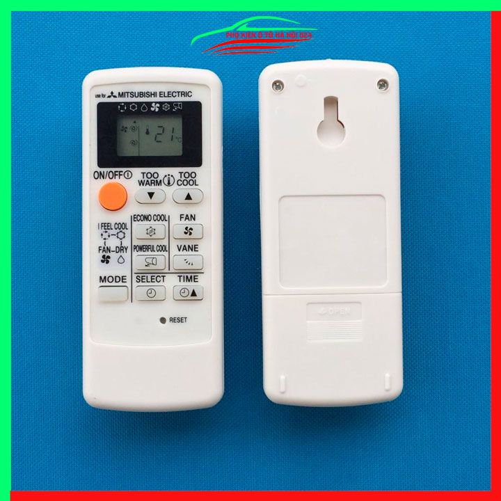 Điều khiển điều hoà Mitsubishi Electric mặt đen
