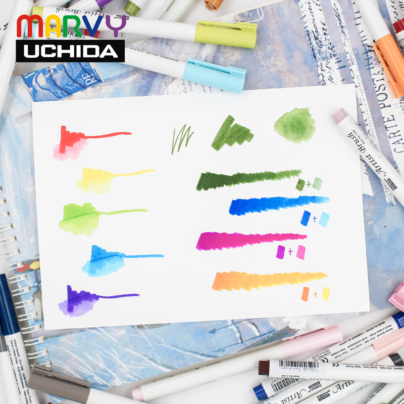 Bút cọ mầu Marvy Artist Brush ( Bán lẻ summer colours)