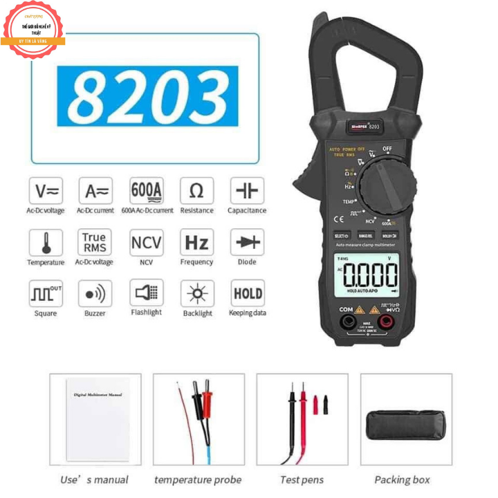 ĐỒNG HỒ KẸP DÒNG WINAPEX 8203