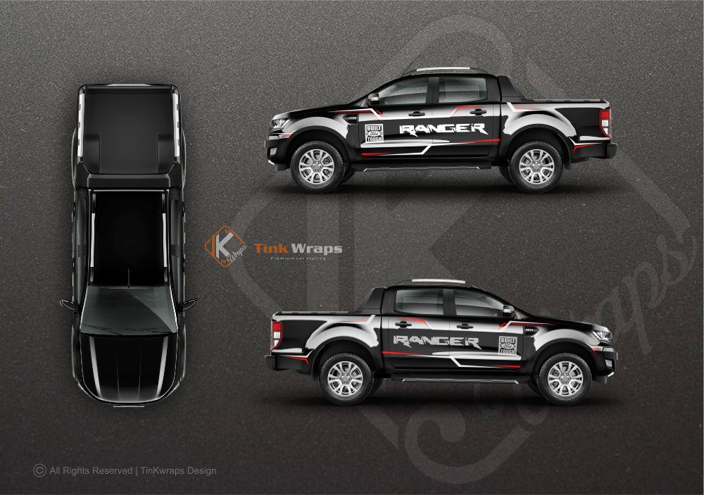 Tem xe Ford Ranger chỉ nhỏ  Decal xe Ranger