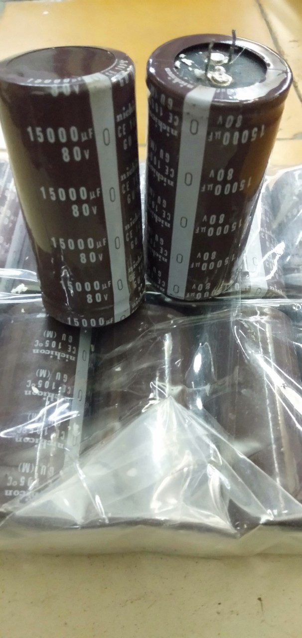 Tụ lọc nguồn 15000uf 80v combo 2