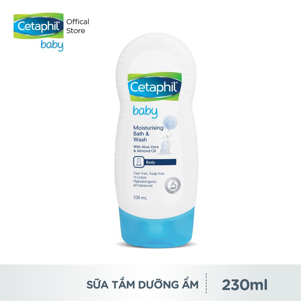 Cetaphil Sữa Tắm Dưỡng Ẩm Cho Bé Cetaphil Baby Moisturising Bath Wash 230ml