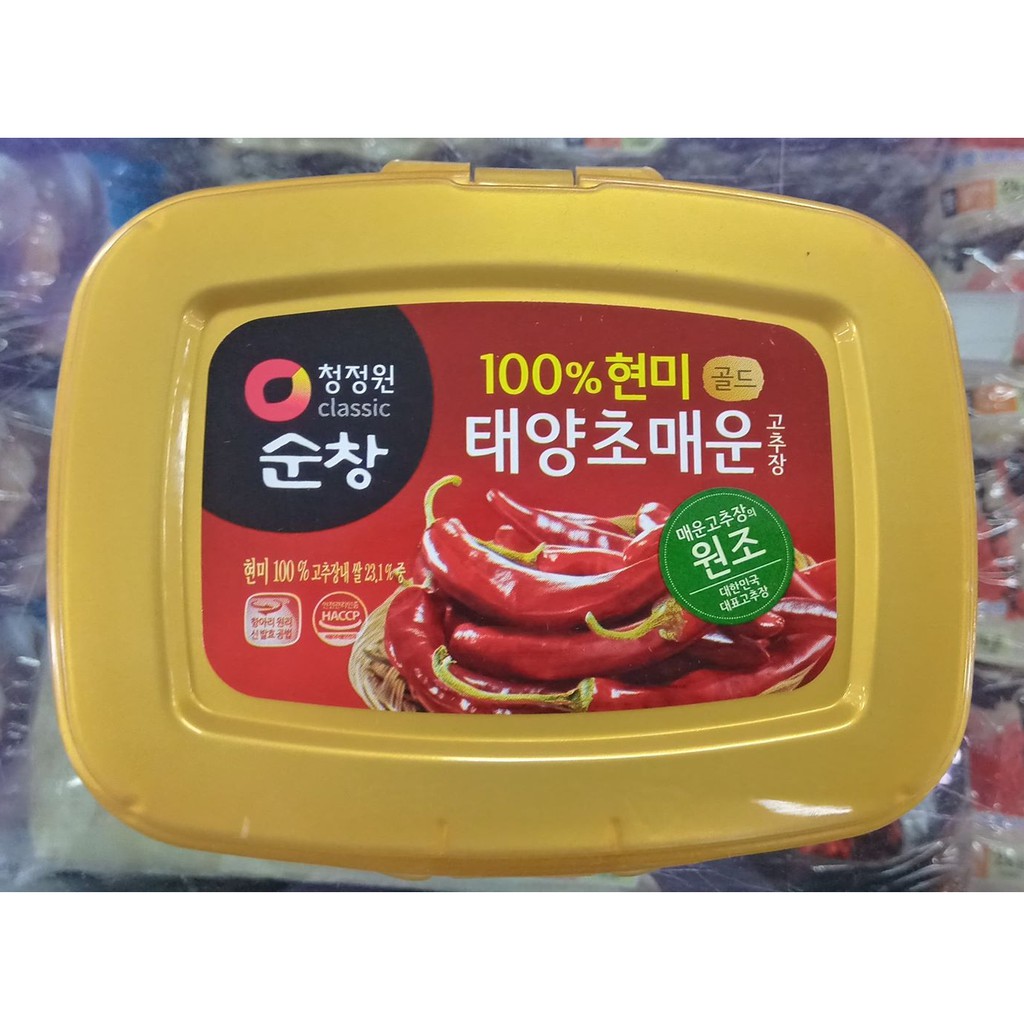 Korean Spicy Chili Sauce 500g - Korean Chili Sauce with Black Sesame