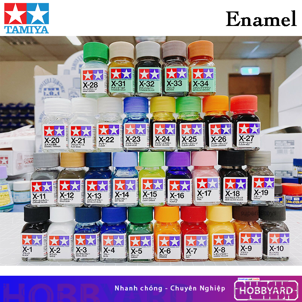 Sơn mô hình Tamiya Enamel gốc dầu X1-X34