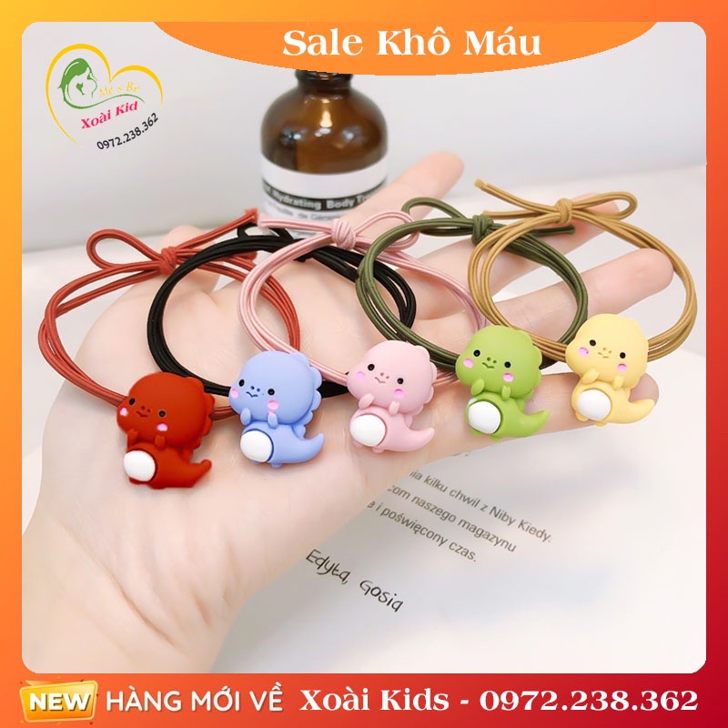 Dây Buộc Tóc,Cột Tóc Hình Thú Khủng Long Đáng Yêu