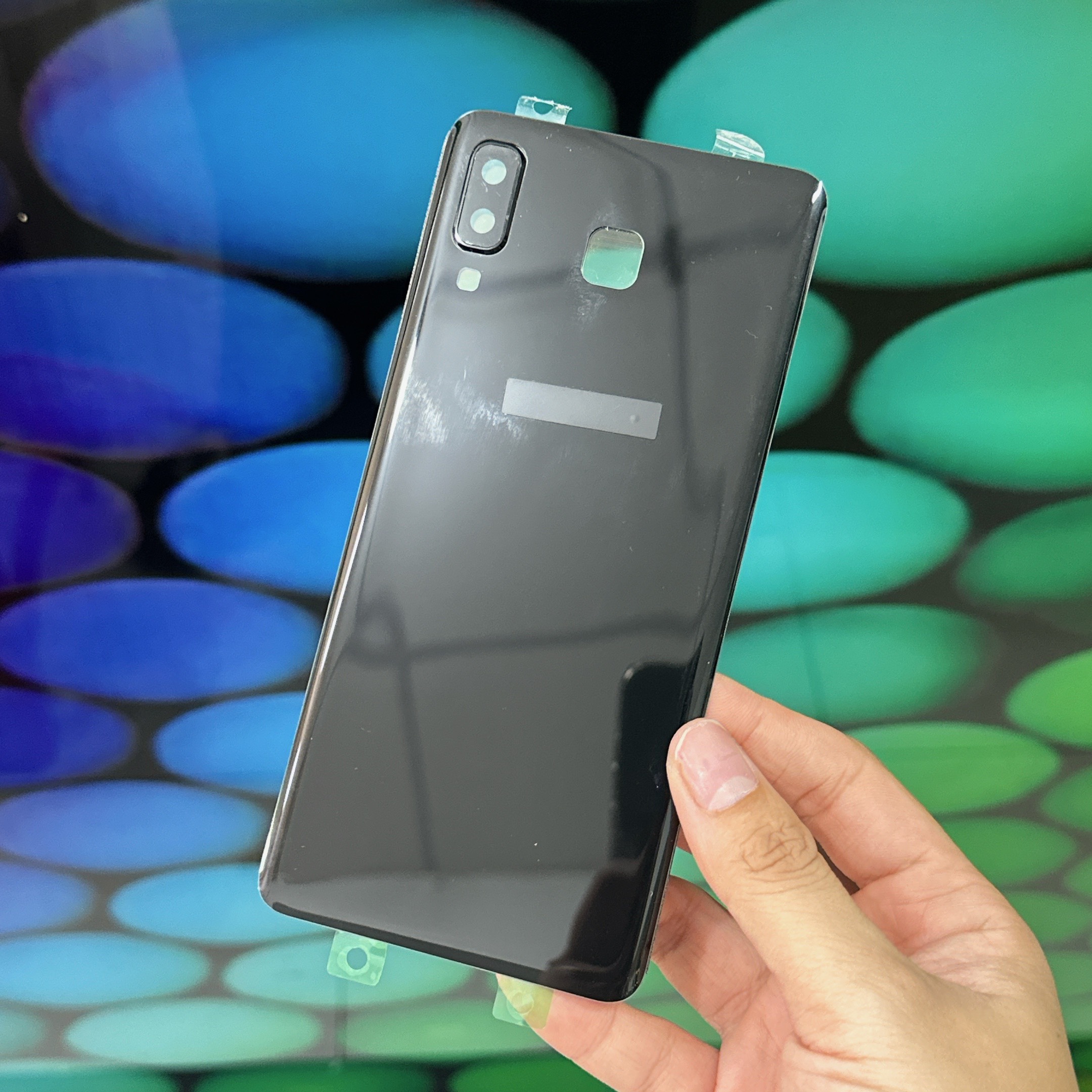 Nắp lưng Samsung A8 star (liền kính camera)