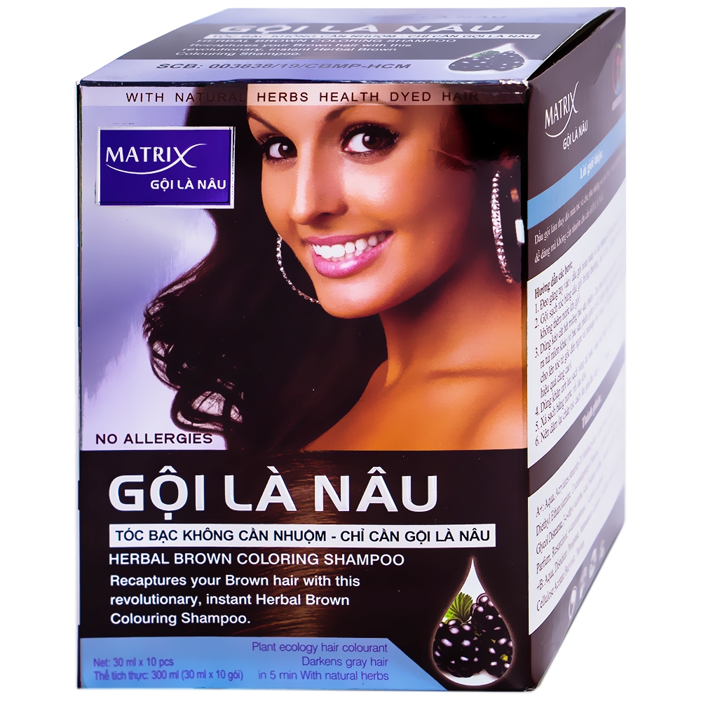 Dầu gội nâu tóc matrix gội là nâu