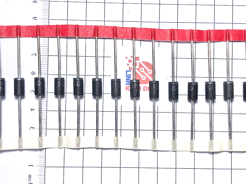 [Combo 10 chiếc] SR5150 SB5150 Diode Schottky Barrier Rectifiers 5A/150V DO-201AD