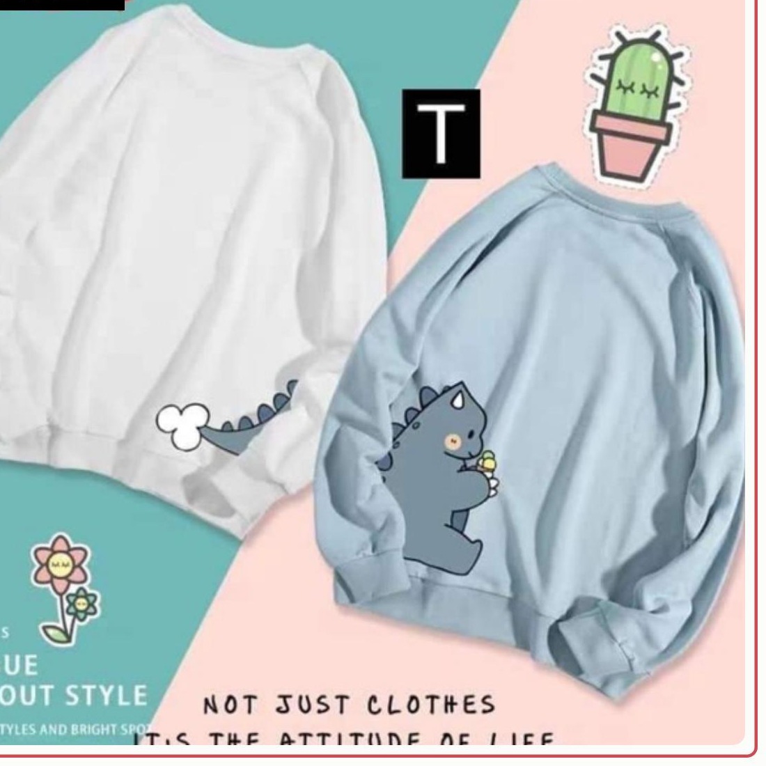 BIG SALE - Áo đôi ( 2 cái ) khủng long