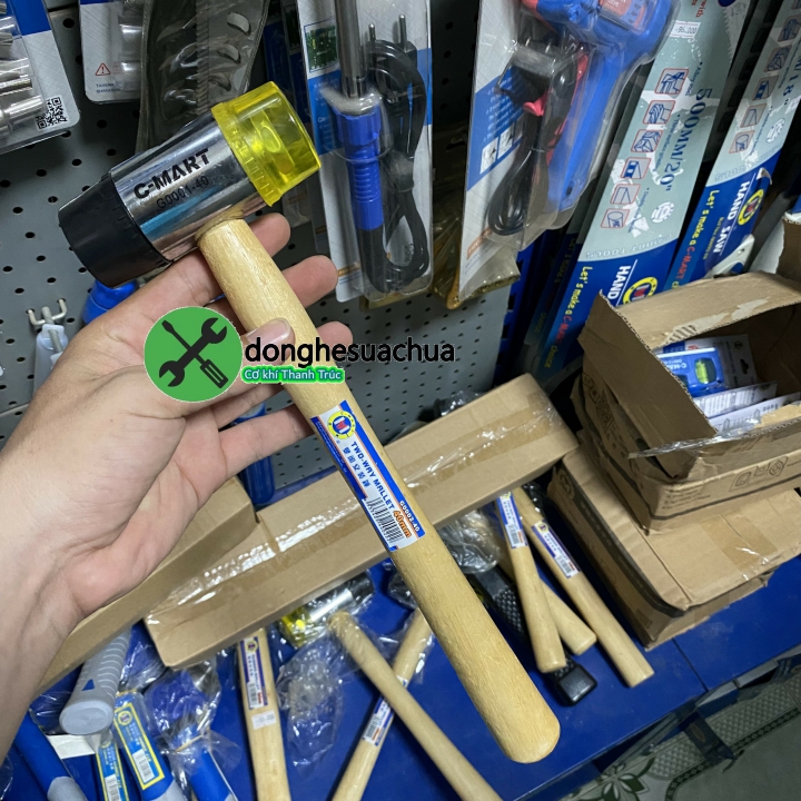 [HCM]Búa lắp ráp 2 đầu thân gỗ C-Mart G0002-40