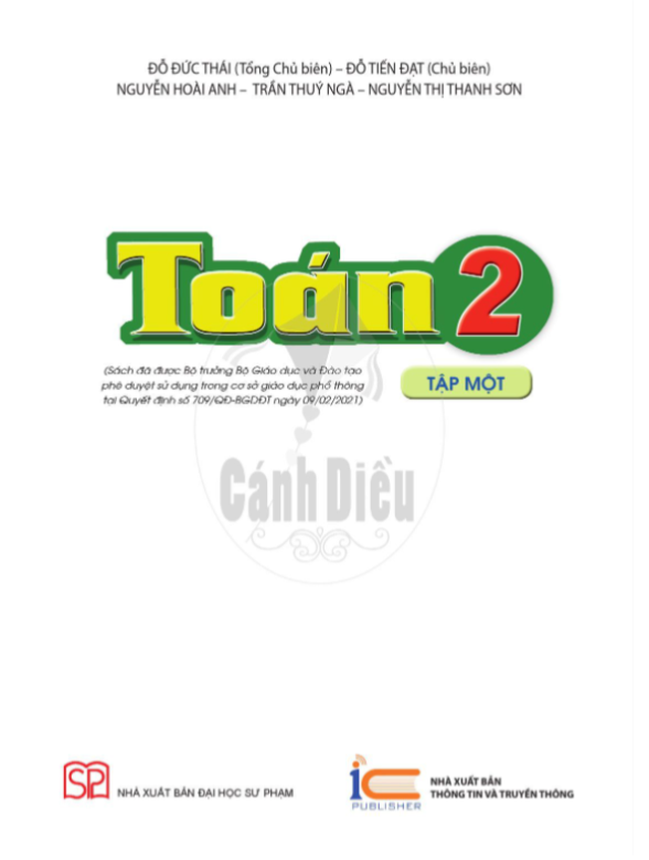 SGK Toán lớp 2 tập 1 - Cánh Diều