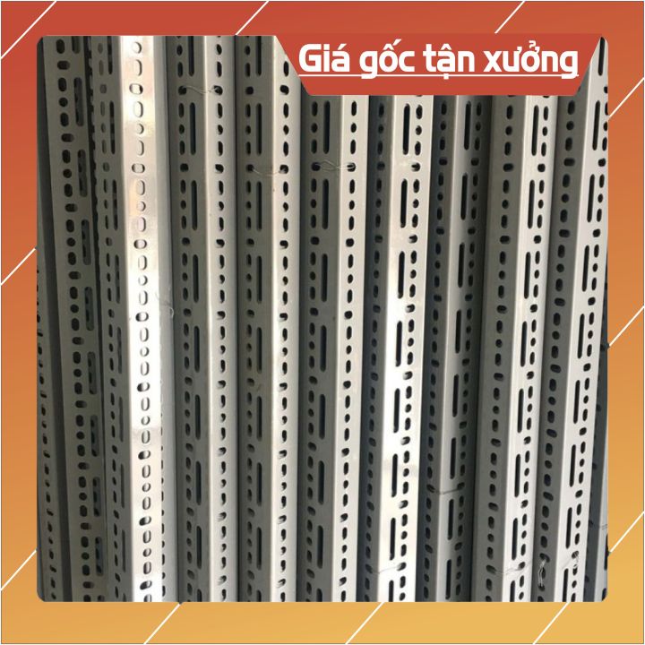Cây sắt V lỗ ( V3x5 ) lắp kệ đa năng - Cây dài từ 20cm đến 1m