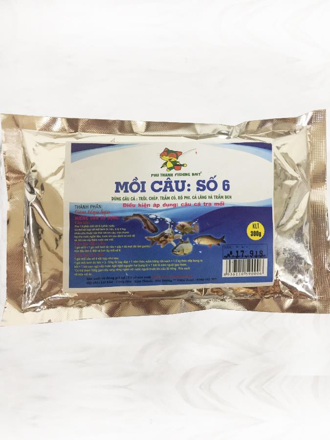 Mồi câu cá Số 6 - Mồi câu Phú Thành, mồi câu con cáo
