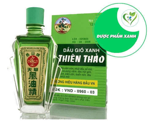 [GIẢM GIÁ] DẦU GIÓ XANH THIÊN THẢO CHAI 12ML (1 LỐC 12 CHAI)