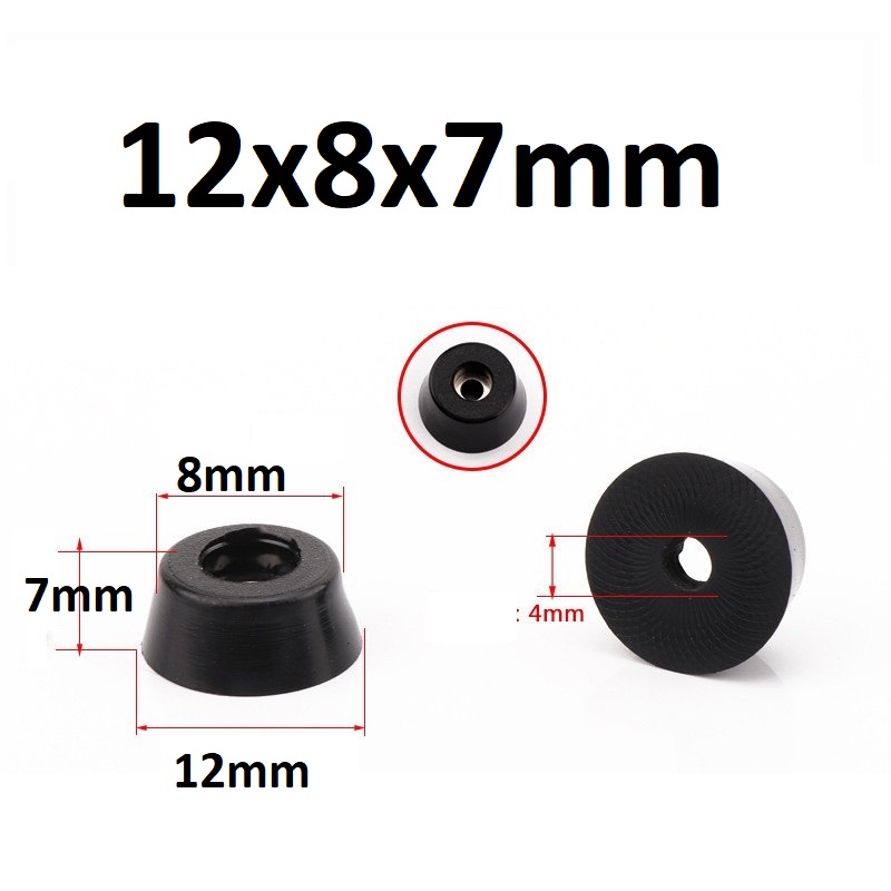 Chân đế cao su ROHS siêu rẻ nhiều kích thước cho loa, tủ, kệ, bàn, đồ gỗ diy (Giá 1 cái)