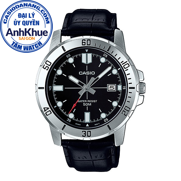 Đồng hồ nam dây da Casio Standard chính hãng Anh Khuê MTP-VD01 Series