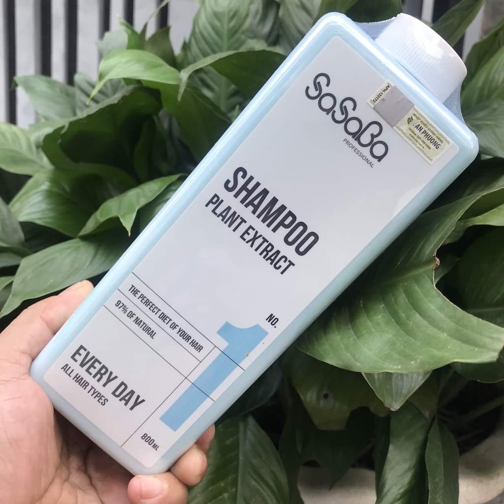 Sasaba every day new 2022 super-smooth restorative shampoo 800ml