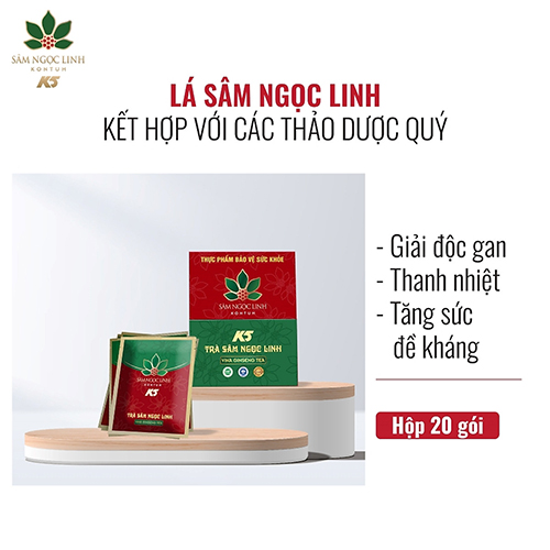 Trà Sâm Ngọc Linh - hộp 20 gói