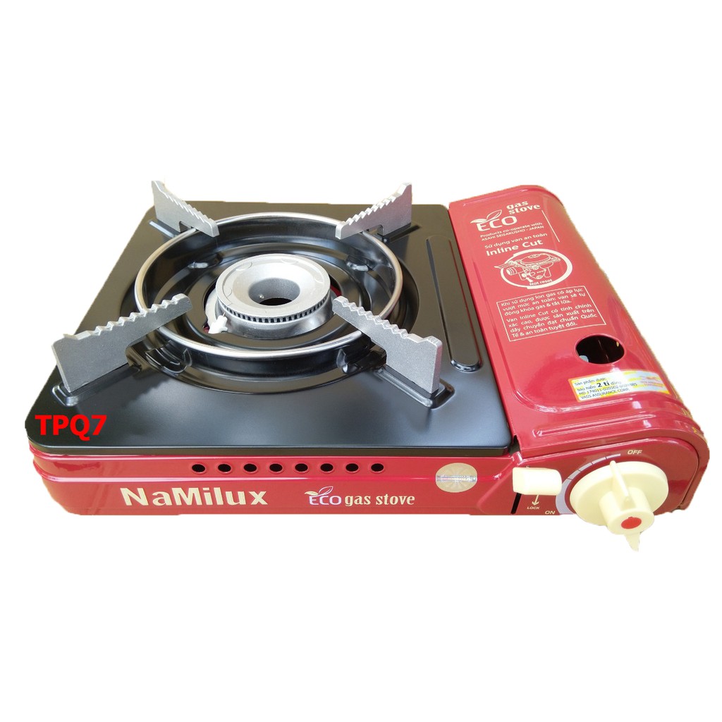 Bếp ga mini,bếp ga du lịch cao cấp namilux pl-1911pf van iniline-cut ngắt ga tự động chống cháy nổ - hàng chính hãng