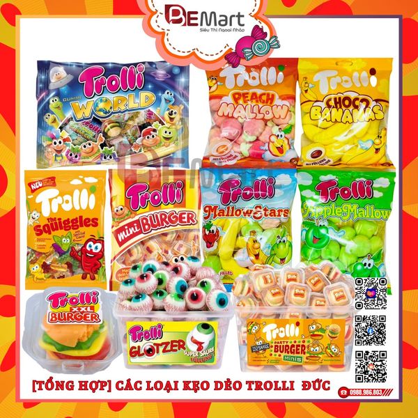 Kẹo dẻo trolli đức