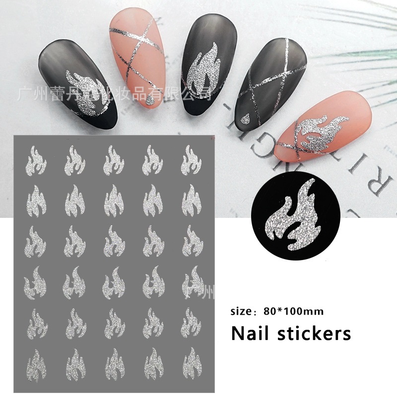 Nail sticker flash siêu sáng - Sticker dán móng tay - Chân