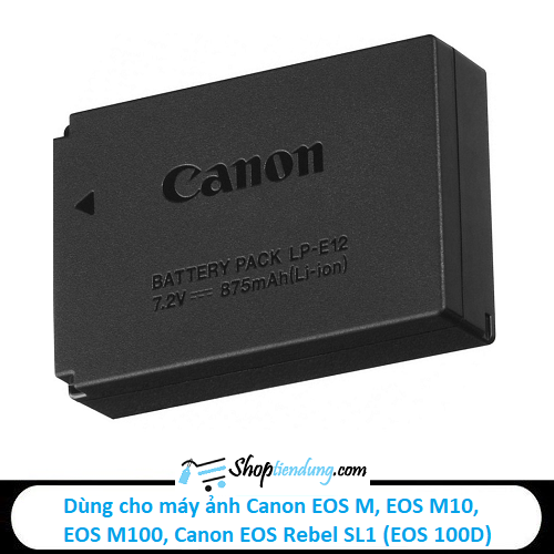 Pin Canon LP-E12 cho máy ảnh Canon EOS M, EOS M10, EOS M100